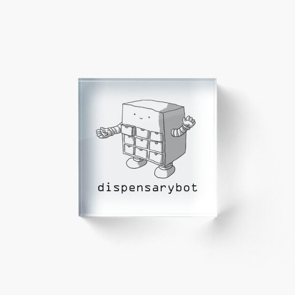 Item preview, Dispensarybot designed and sold by smolrobots.