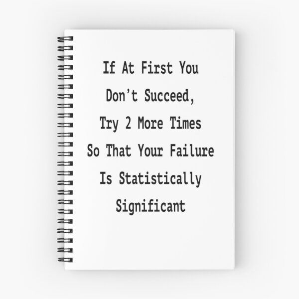 Item preview, Statistician Positive Thinking, If at first ... designed and sold by Gift-It-Right.