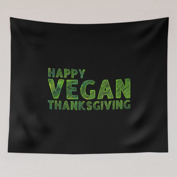 Item preview, Happy Vegan Thanksgiving - Funny Vegan Shirt designed and sold by bkfdesigns.