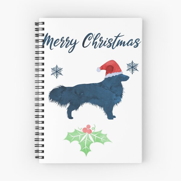 Item preview, Sheltie Dog - Shetland Sheepdog - Navy Blue Xmas Santa Christmas Art designed and sold by TheJollyMarten.