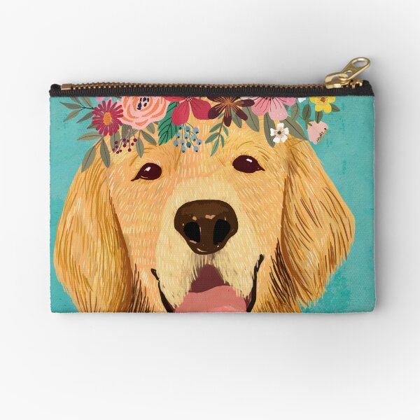 Item preview, Golden retriever-Hund mit Blumen-Krone designed and sold by MiaCharro.