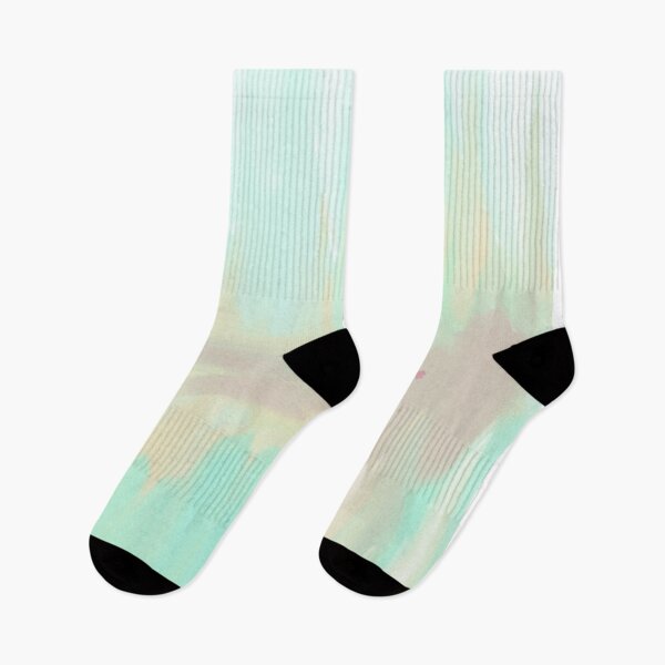 Item preview, teal and light caramel abstract designed and sold by valeriadraws.