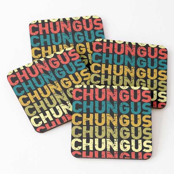 Item preview, BIG CHUNGUS Retro Color Distressed Repeat Pattern Fat Bugs Bunny designed and sold by Draculaura2009.