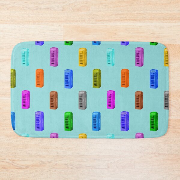Item preview, Phone booth on limpet shell background designed and sold by AHELENE.
