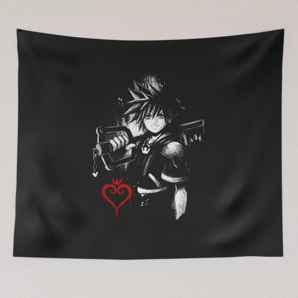 Aperçu de l'œuvre Key Ink - Sora Kingdom Hearts - Jeu vidéo Keyblade créée et vendue par BlancaVidal.