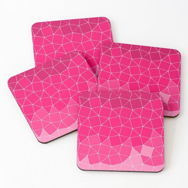 Item preview, Pink Ombre Geometric Pattern designed and sold by kapotka.