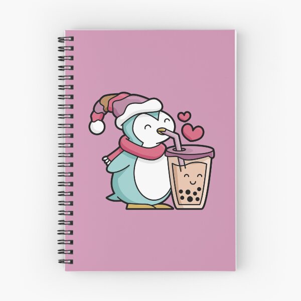 Item preview, Bubble Tea – Cute Kawaii Penguin Sipping Boba Tea Drink designed and sold by BobaTeaMe.