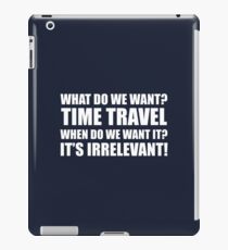 Time Travel iPad Case/Skin