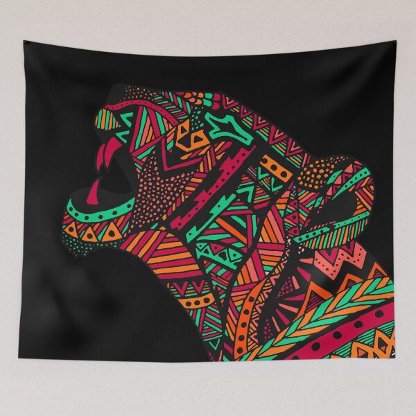 Item preview, Amazing Tiger Tattoo Mandala designed and sold by Nora Gad.