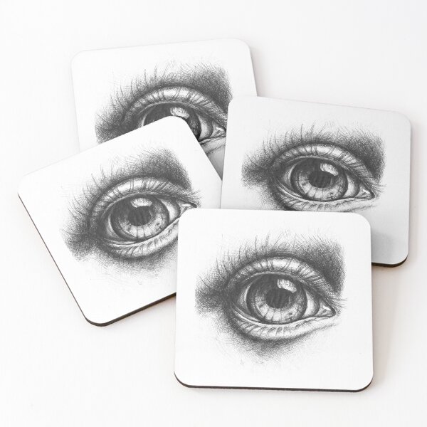 Item preview, Cross-Hatche Eye - Done in Ball-point Pen designed and sold by LilyTreeArt.