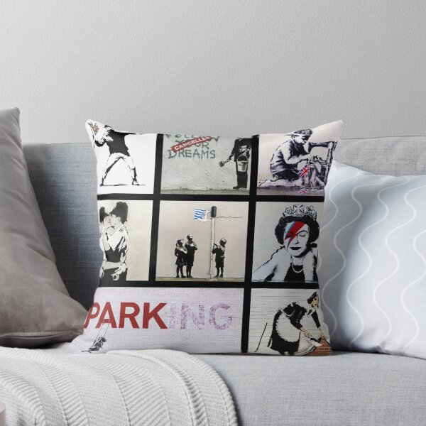 Aperçu de l'œuvre Montage Banksy 01 | Diverses œuvres de Banksy créée et vendue par So Sorted Design.