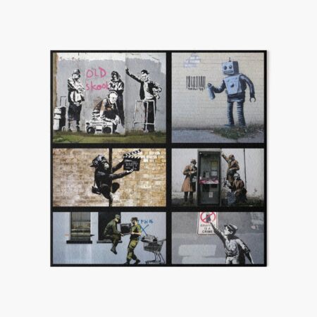 BANKSY DISEÑÓ UN CHALECO ANTI-PUÑALADAS PARA LA ACTUACIÓN DE