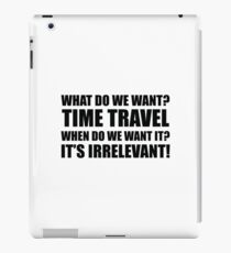 Time Travel iPad Case/Skin
