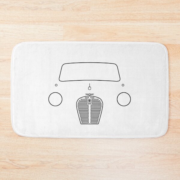 Item preview, Austin A30/A35 classic car outline graphic (black) designed and sold by soitwouldseem.