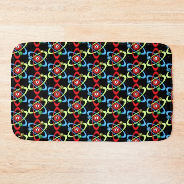 Item preview, Awesome Billiards Ball Atom Science Pool Player Tile Pattern designed and sold by perfectpresents.