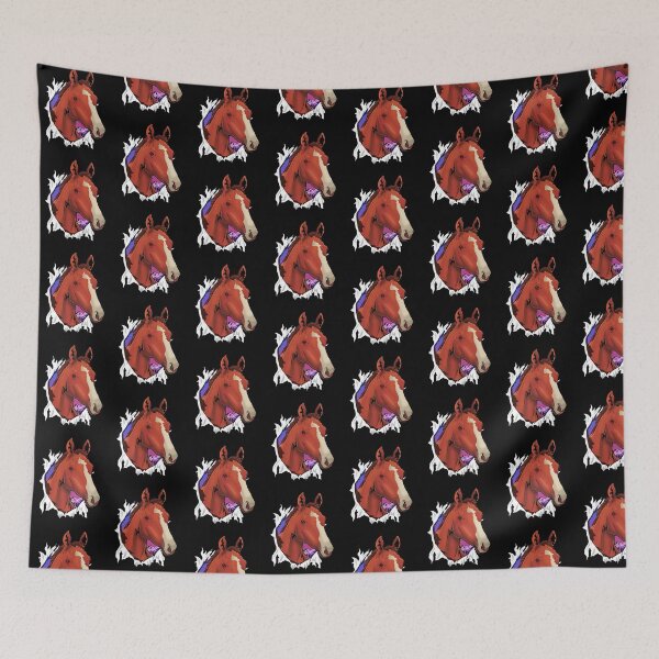 Item preview, Cute Horse Breaking Out Horseriding & Horse Owners Tile Pattern designed and sold by perfectpresents.