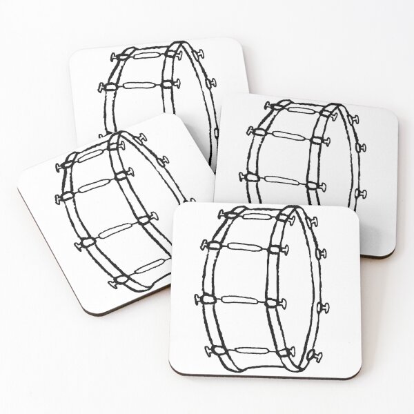 Item preview, Vintage Bass Drum Illustration designed and sold by Drums and Clangers.