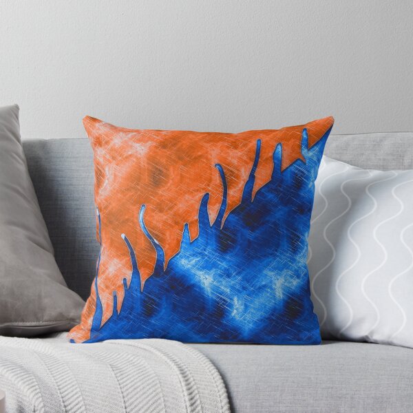 Artikelvorschau, Orange / blauer fallender Vorhang entworfen und verkauft von Ekistyle.