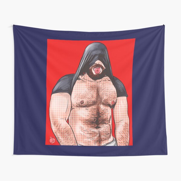 Silly Bear (Pop Art) Tapestry