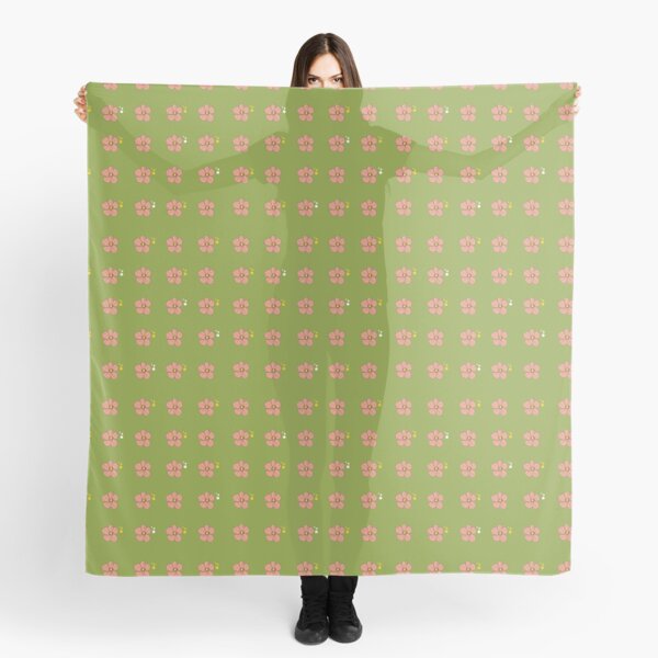 Vintage Floral Olive Scarf