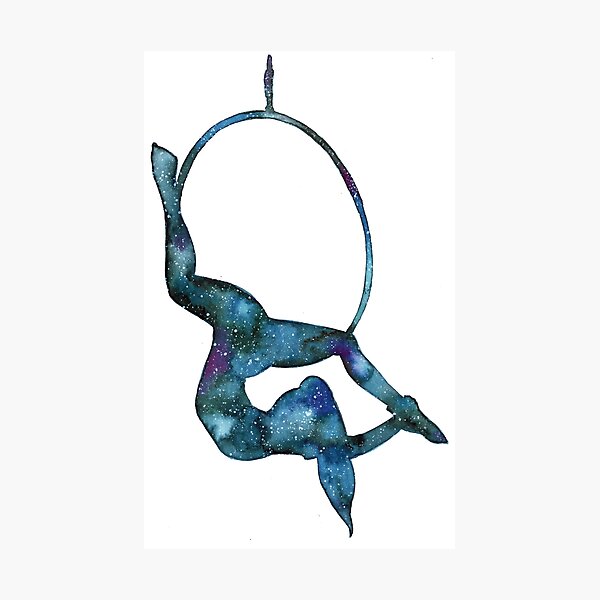 Item preview, Lyra Galaxy - Aerial hoop art designed and sold by Aurora Gritti.
