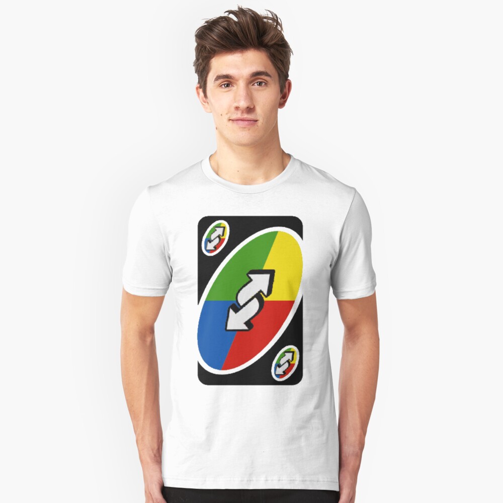 "Uno Rainbow Reverse Card" T-shirt by MrPollux | Redbubble