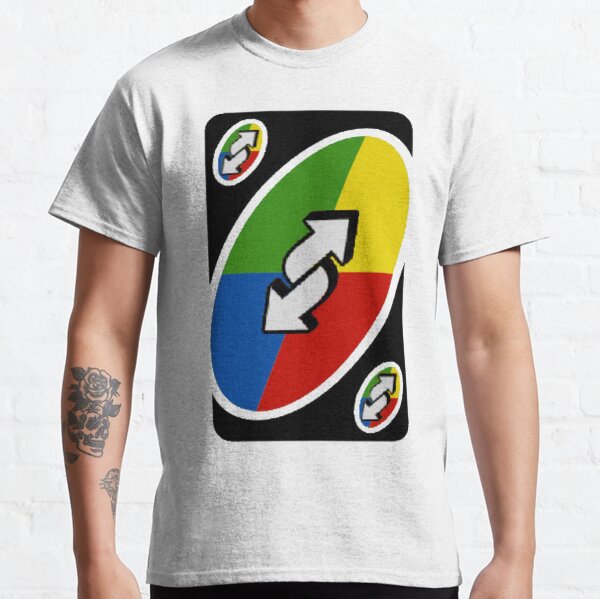 Uno Rainbow Reverse Card T Shirt By Mrpollux Redbubble