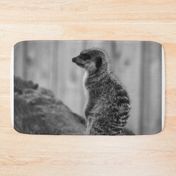Item preview, grey meerkat pose designed and sold by Perggals© - Stacey Turner.