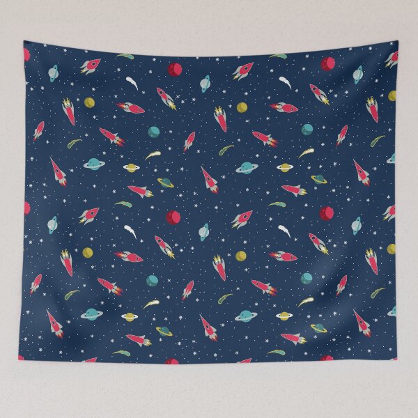 Item preview, Space Pattern - Pink designed and sold by A2Gretchen.