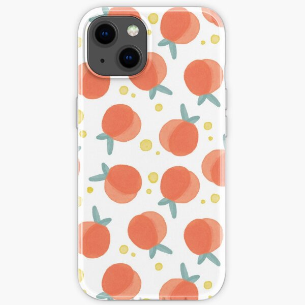 Peach Polka Dots iPhone Soft Case