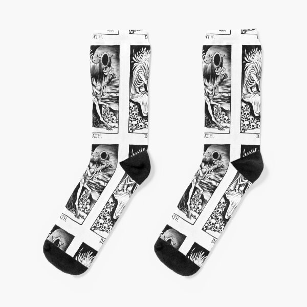 Death Tarot Card Socks