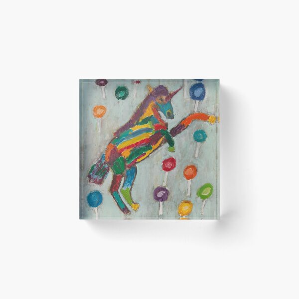 Item preview, Rainbow Unicorn with Lollipops designed and sold by Pamela Ruggiero.
