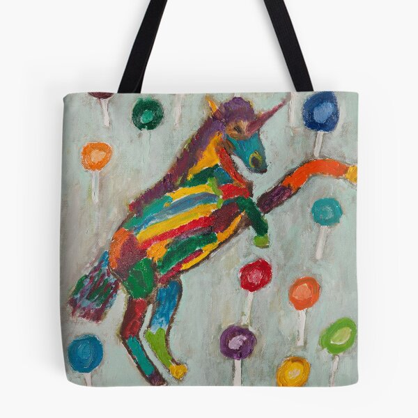 Item preview, Rainbow Unicorn with Lollipops designed and sold by Pamela Ruggiero.