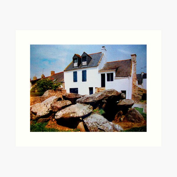 Dolmen, Saint-Pierre-Quiberon Art Print