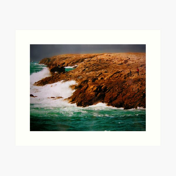 Cote Sauvage, Quiberon, Bretagne Art Print
