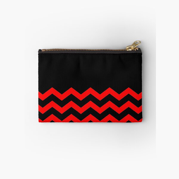 Item preview, RED AND BLACK CHEVRON ZIG ZAG  HALF TONE PATTERN - BY OZCUSHIONSTOO designed and sold by ozcushionstoo.