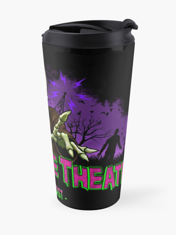 Alternate view of FRIGHTMARE THEATRE PODCAST MAIN Travel Mug