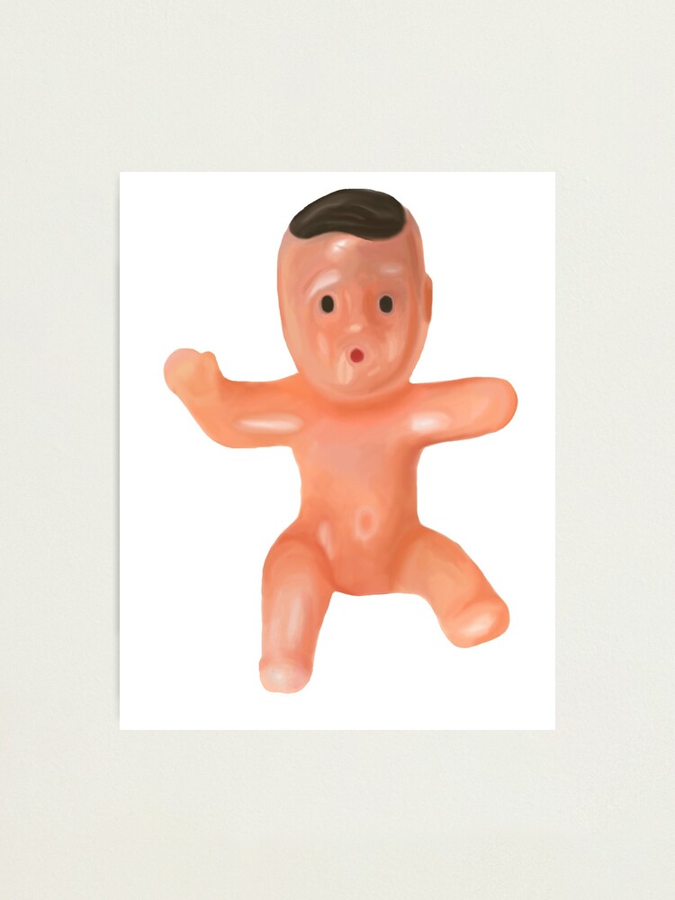 Tiny Plastic Baby Photographic Print for Sale by Katie Thomsen