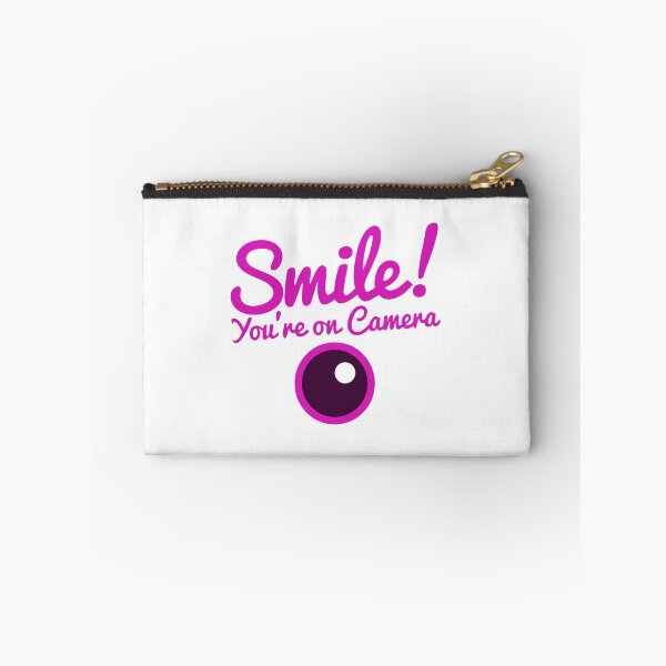 Item preview, Smile you're on CAMERA! in pink designed and sold by jazzydevil.
