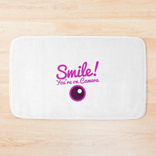 Item preview, Smile you're on CAMERA! in pink designed and sold by jazzydevil.
