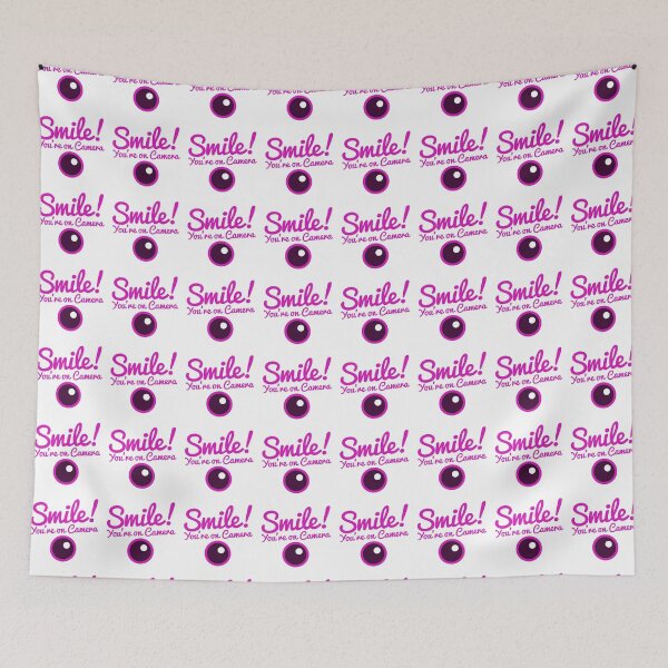 Item preview, Smile you're on CAMERA! in pink designed and sold by jazzydevil.