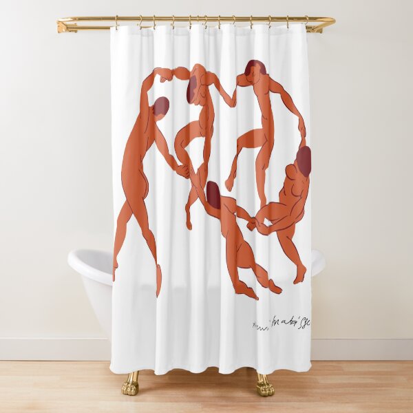 Henri Matisse - La Danse (The Dance) - Artwork Reproduction for - Wall Art, Prints, Posters, Canvas, Tshirts, Men Women Youth Shower Curtain