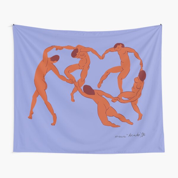 Henri Matisse - La Danse (The Dance) - Artwork Reproduction for - Wall Art, Prints, Posters, Canvas, Tshirts, Men Women Youth Tapestry