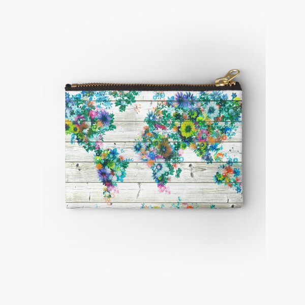 Item preview, world map floral 3 designed and sold by BekimART.