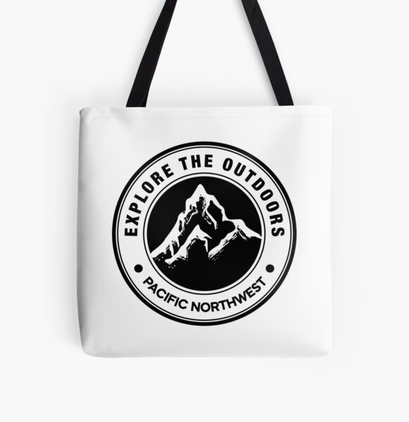 Explore the Outdoors All Over Print Tote Bag