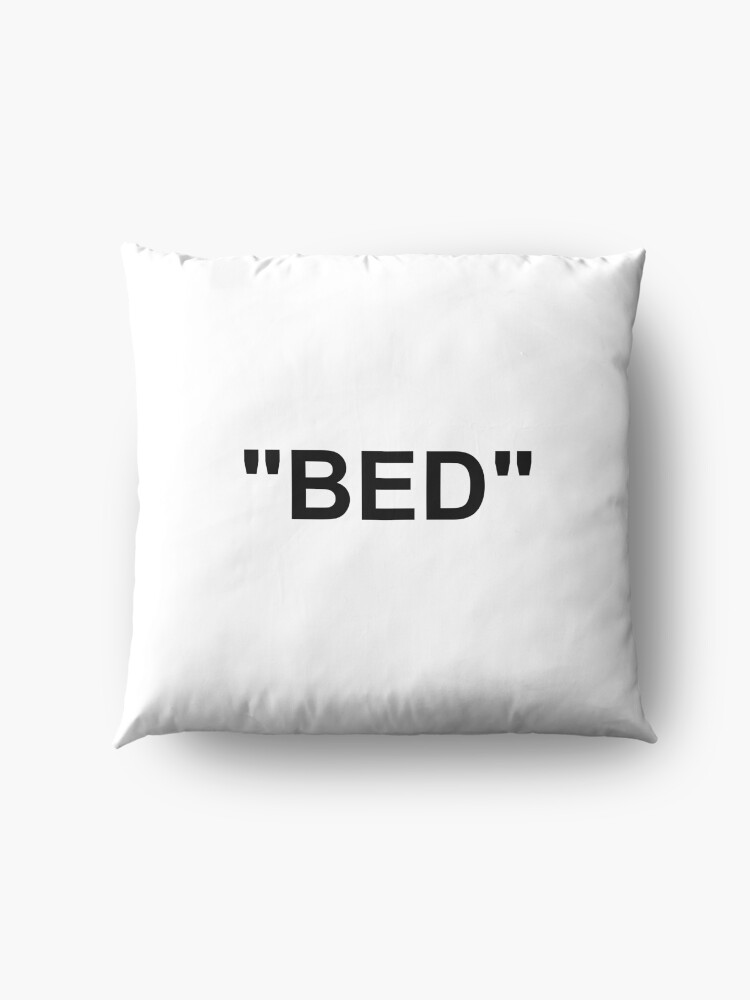 Alternate view of Bed Off White Bed Sheet Floor Pillow