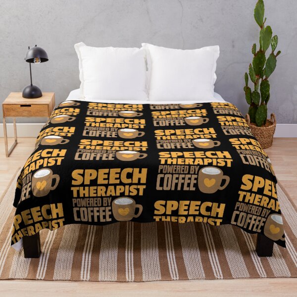 Item preview, Speech therapist powered by coffee designed and sold by jazzydevil.
