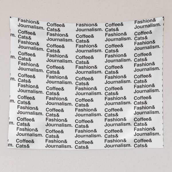 Item preview, Coffee and cats and Fashion and Journalism designed and sold by jazzydevil.