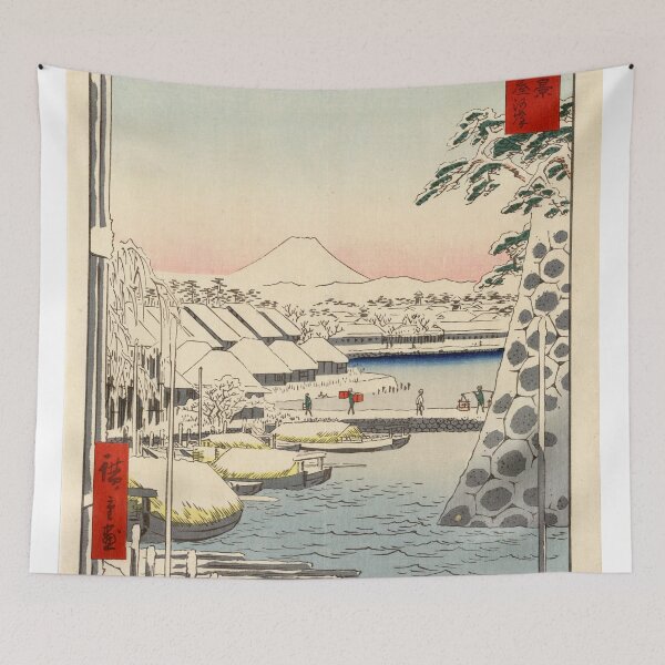 Item preview, Utagawa Hiroshige - Sukiyabashi in the Eastern Capital designed and sold by Hangastudio.