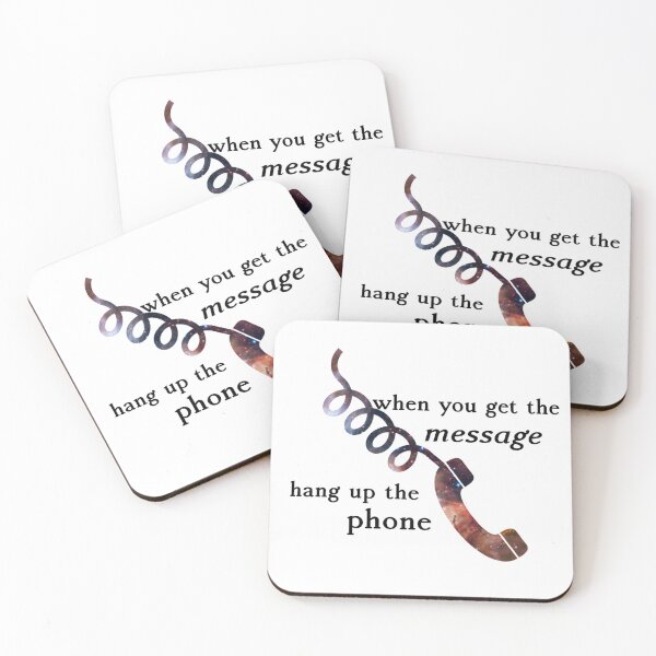 Item preview, When You Get the Message Hang Up the Phone - Alan Watts Spiritual Quote designed and sold by idledaze.